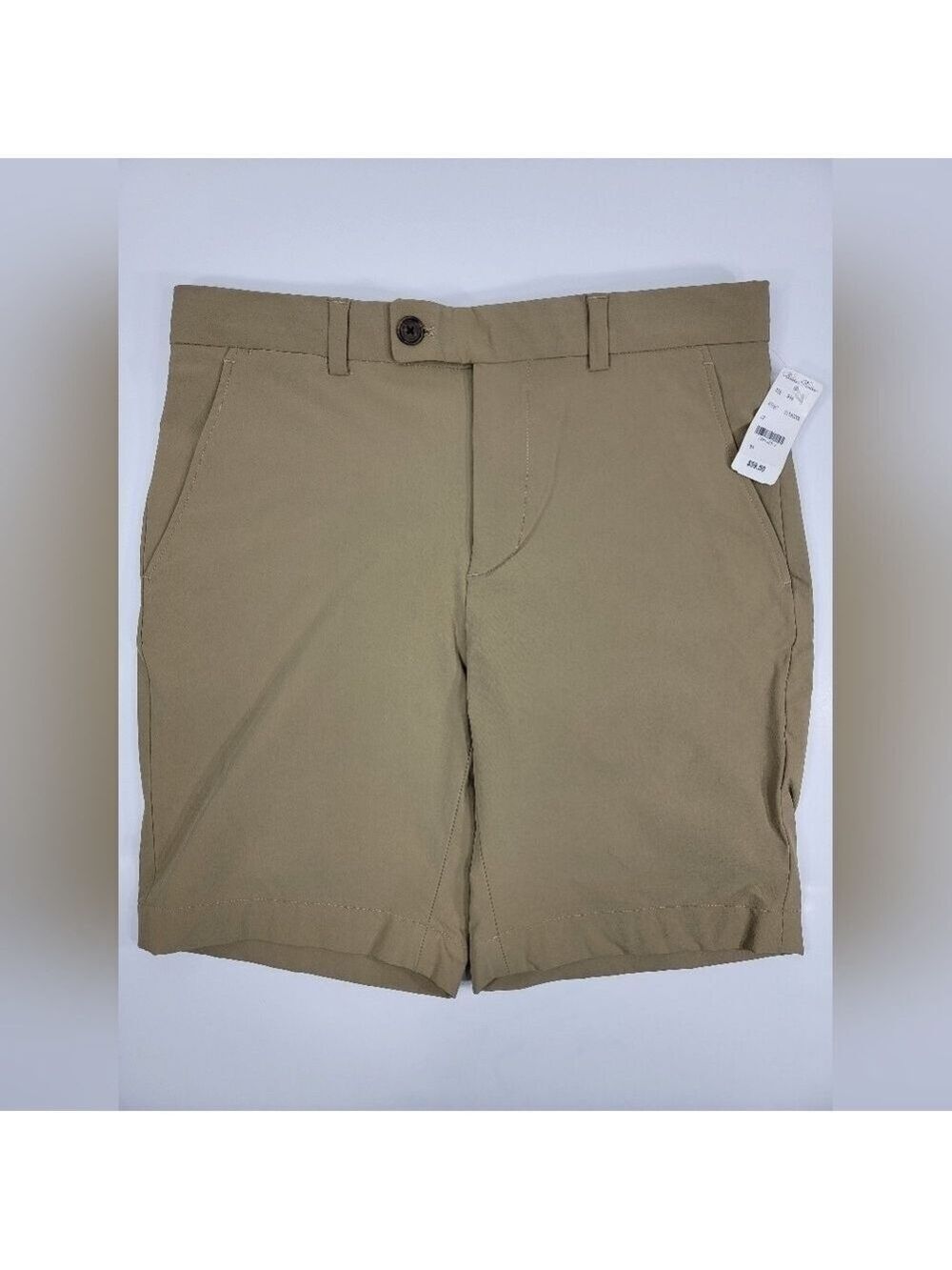 NEW Brooks Brothers Red Fleece Tan Casual Performance Shorts Flat Mens 31 NWT